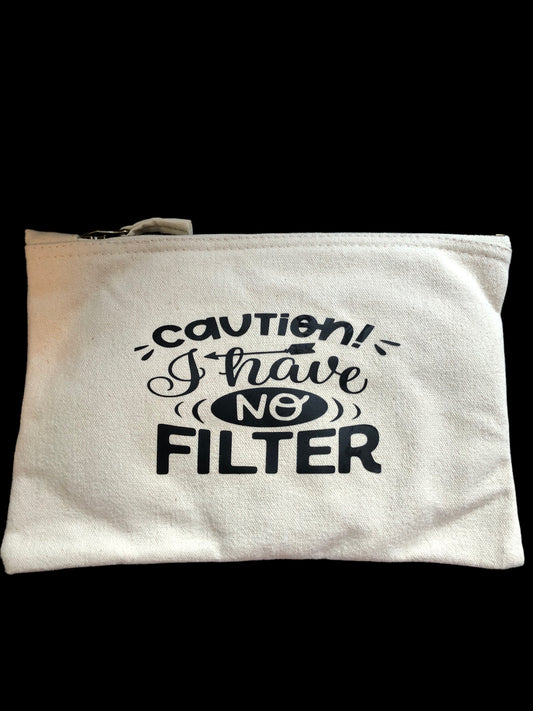 No Filter Make-Up Bag