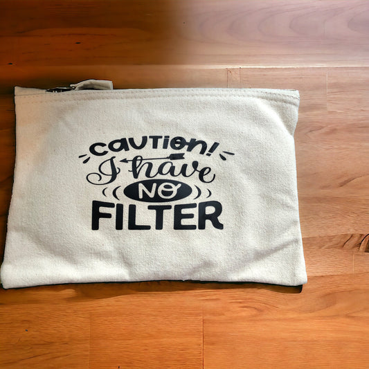 No Filter Make-Up Bag