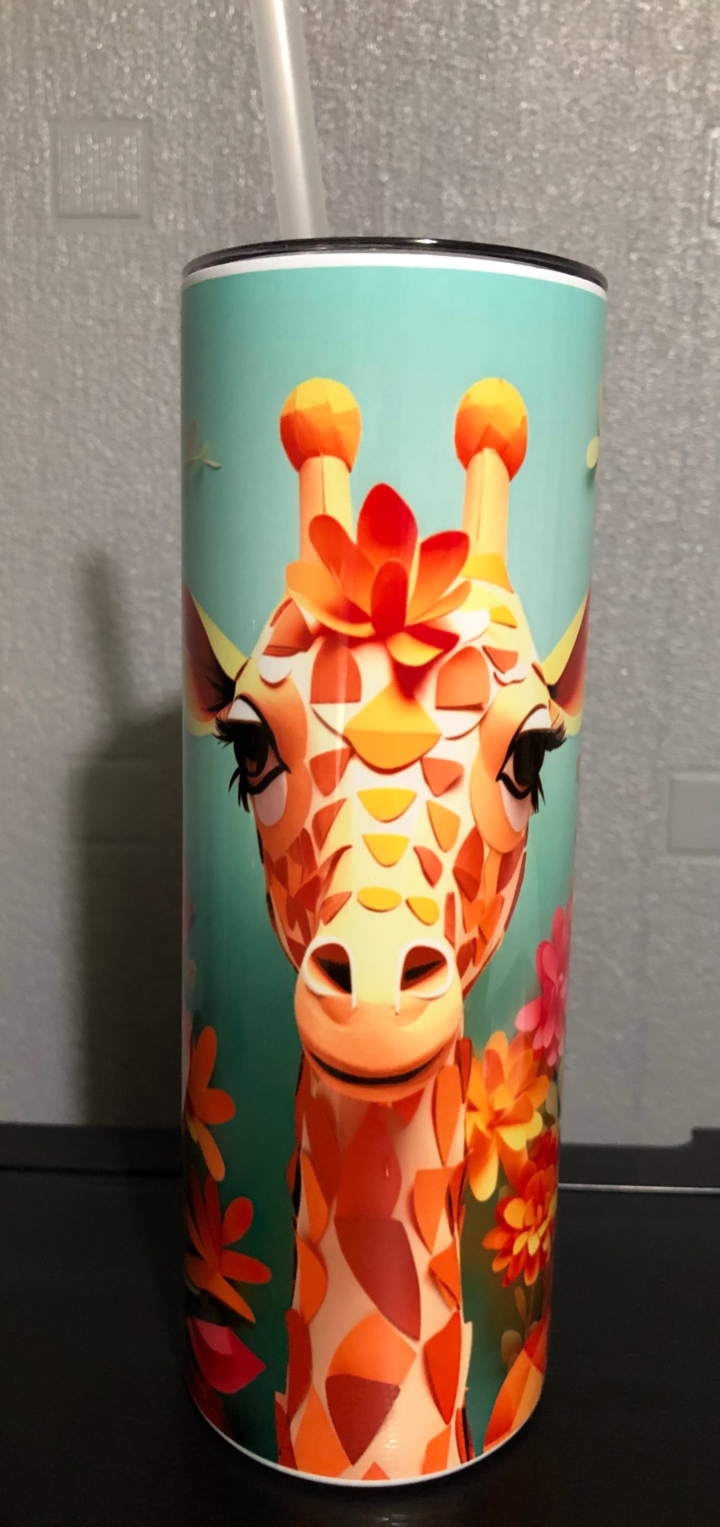 Cute Giraffe Tumbler