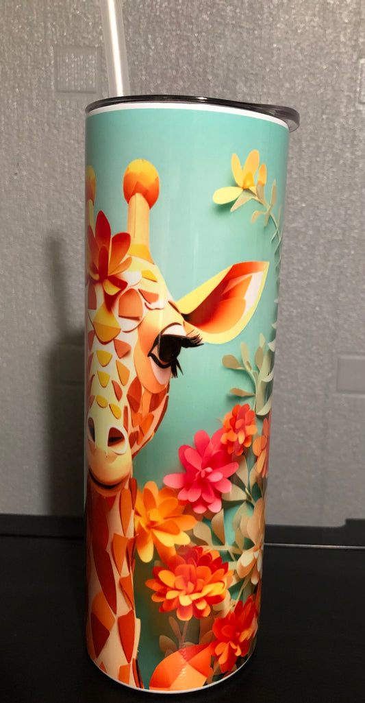 Cute Giraffe Tumbler