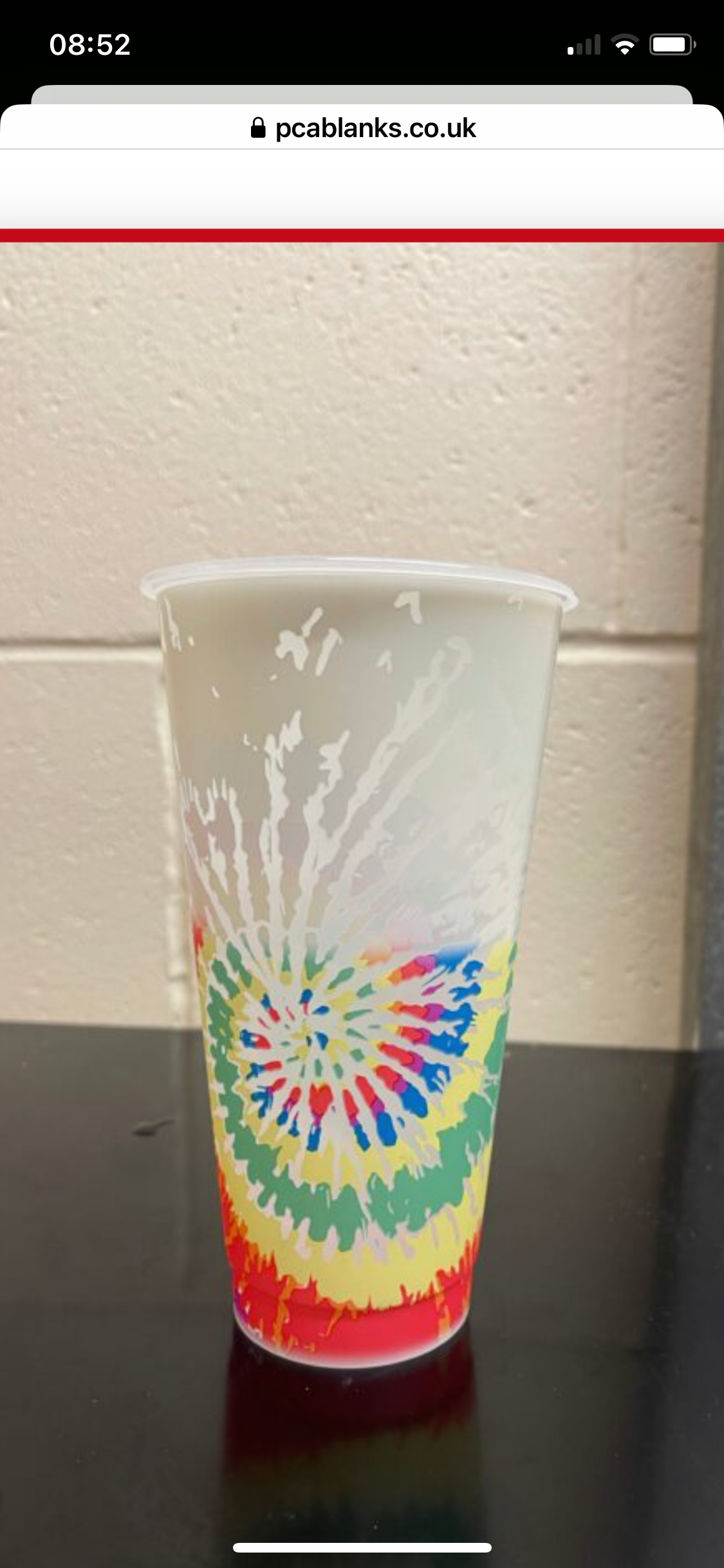 Tie Dye Cups