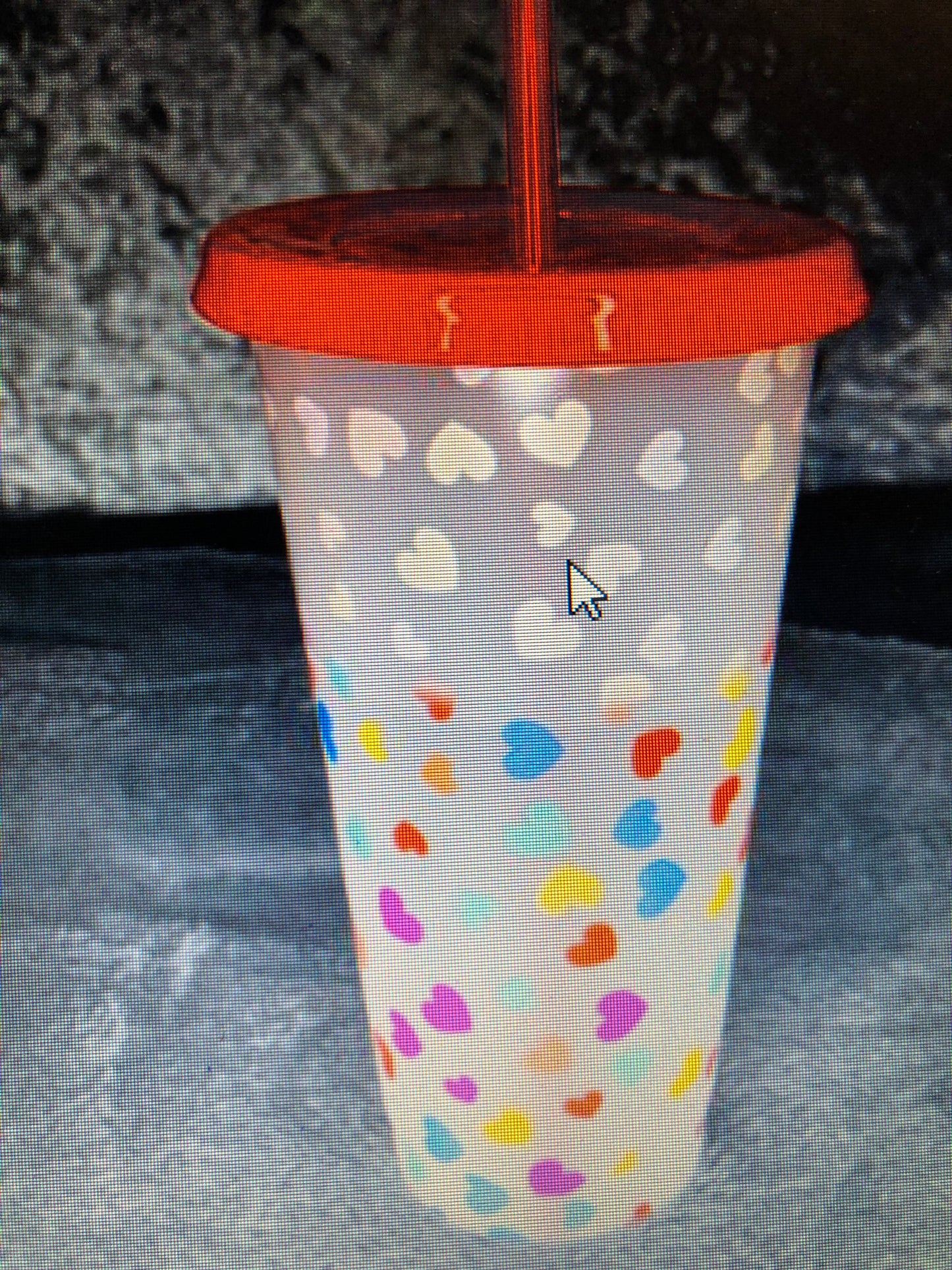 Colourful Heart Cup